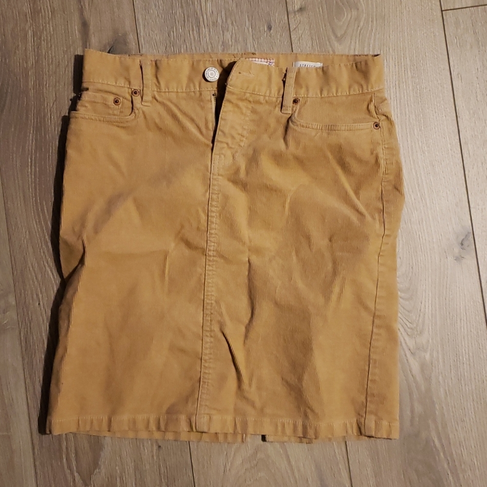 Vintage corduroy pencil skirt